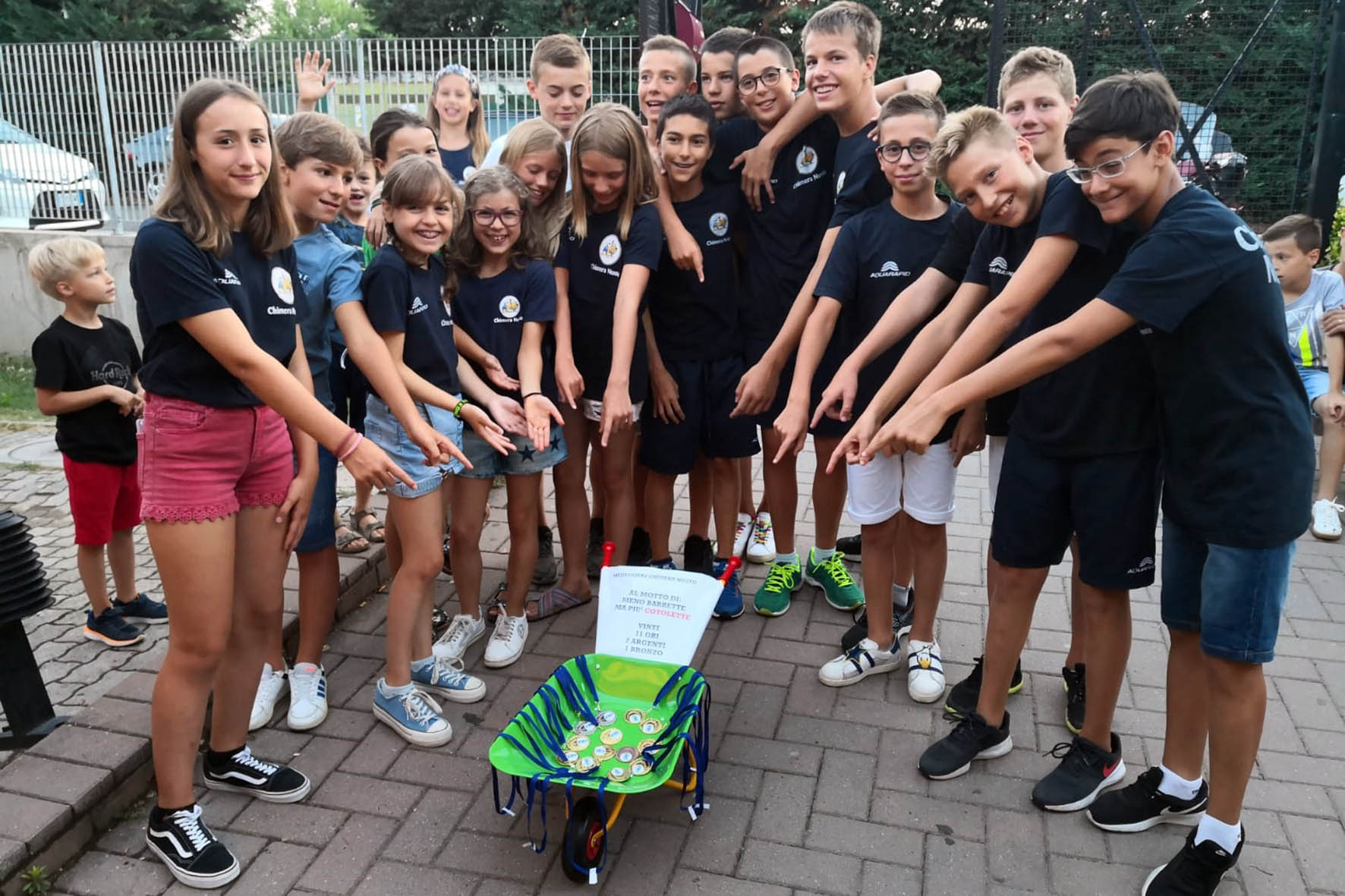 La Chimera Nuoto è prima nel medagliere regionale degli Esordienti A