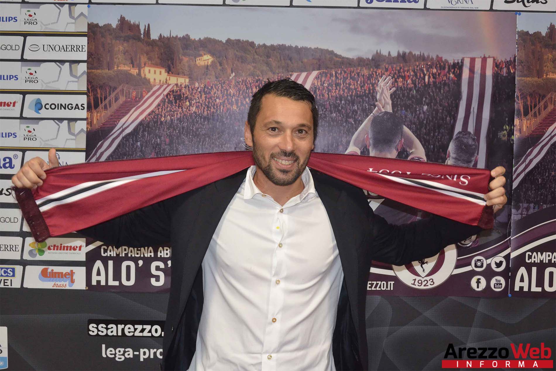 Daniele Di Donato è il nuovo allenatore dell’Arezzo