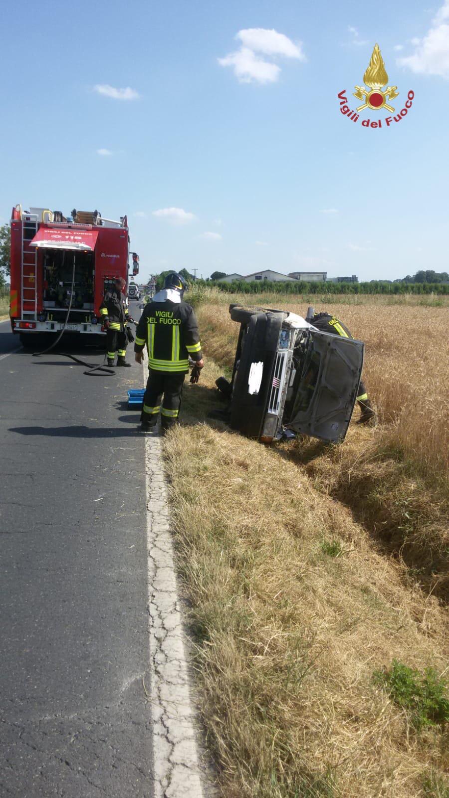 Incidente stradale in località Alberoro