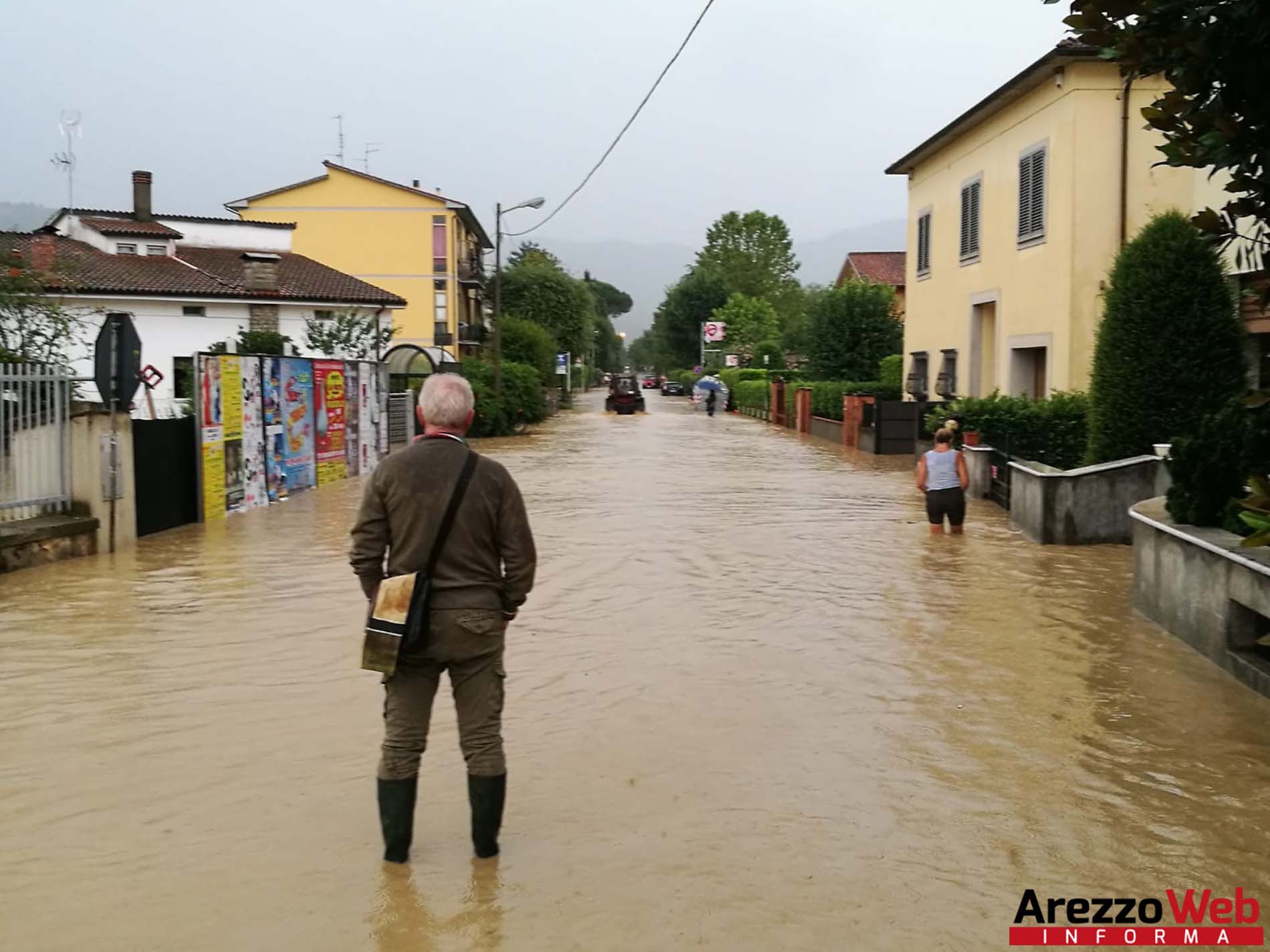 Nubifragio su Arezzo – foto