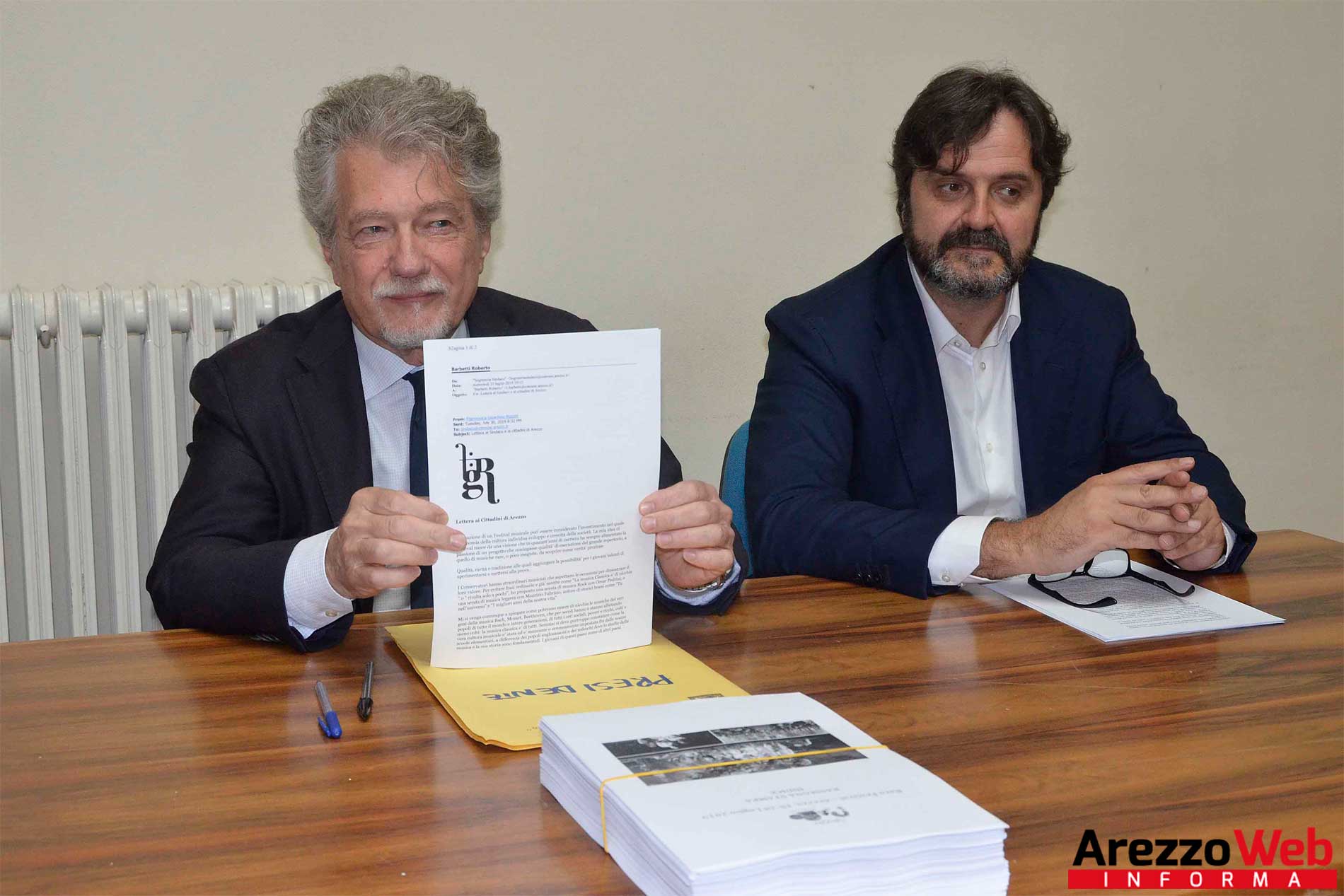 Donato Renzetti invia una Lettera ai Cittadini di Arezzo ArezzoWeb