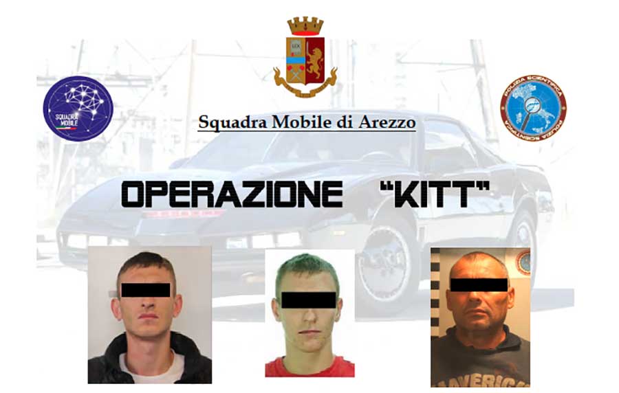 Operazione “KITT” La Polizia di Stato arresta a Milano una banda di moldavi dedita ai furti su autovetture di lusso di navigatori e strumentazione elettronica