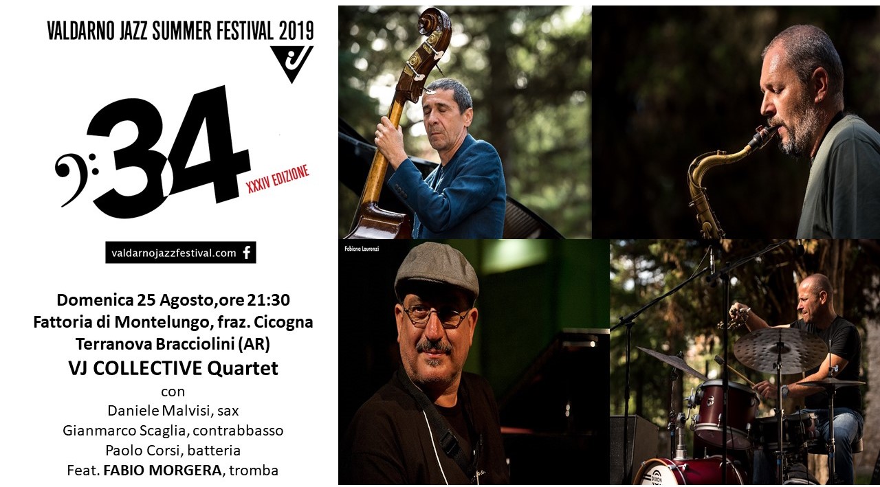 Il trombettista Fabio Morgera e il Valdarno Jazz Collective sul palco di Valdarno Jazz Summer Festival