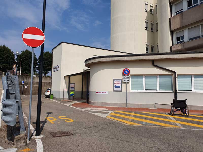 Pronto Soccorso di Bibbiena in piena attività nella sede provvisoria