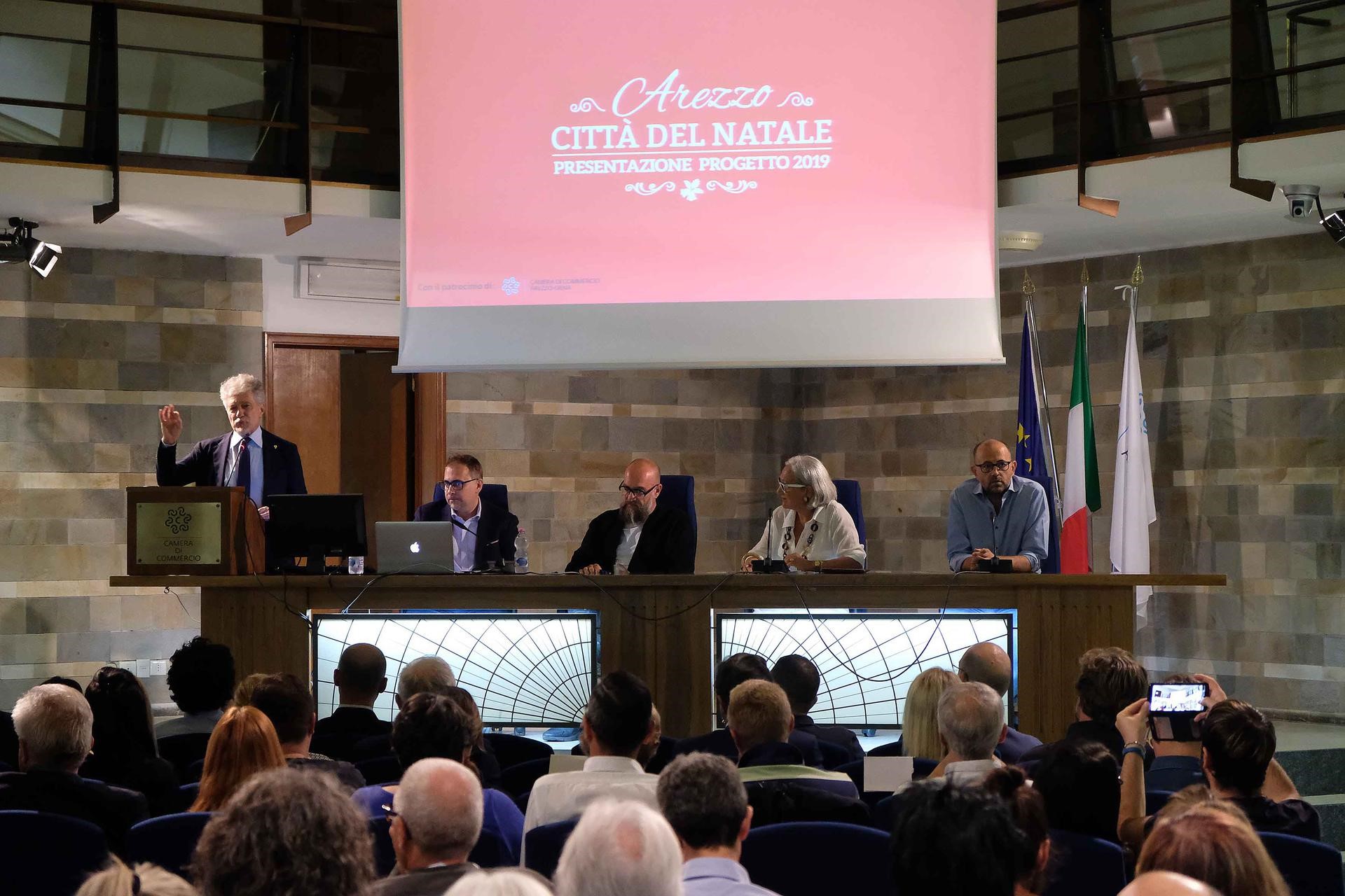 Presentato alla città il progetto per l’edizione 2019 di Arezzo Città del Natale