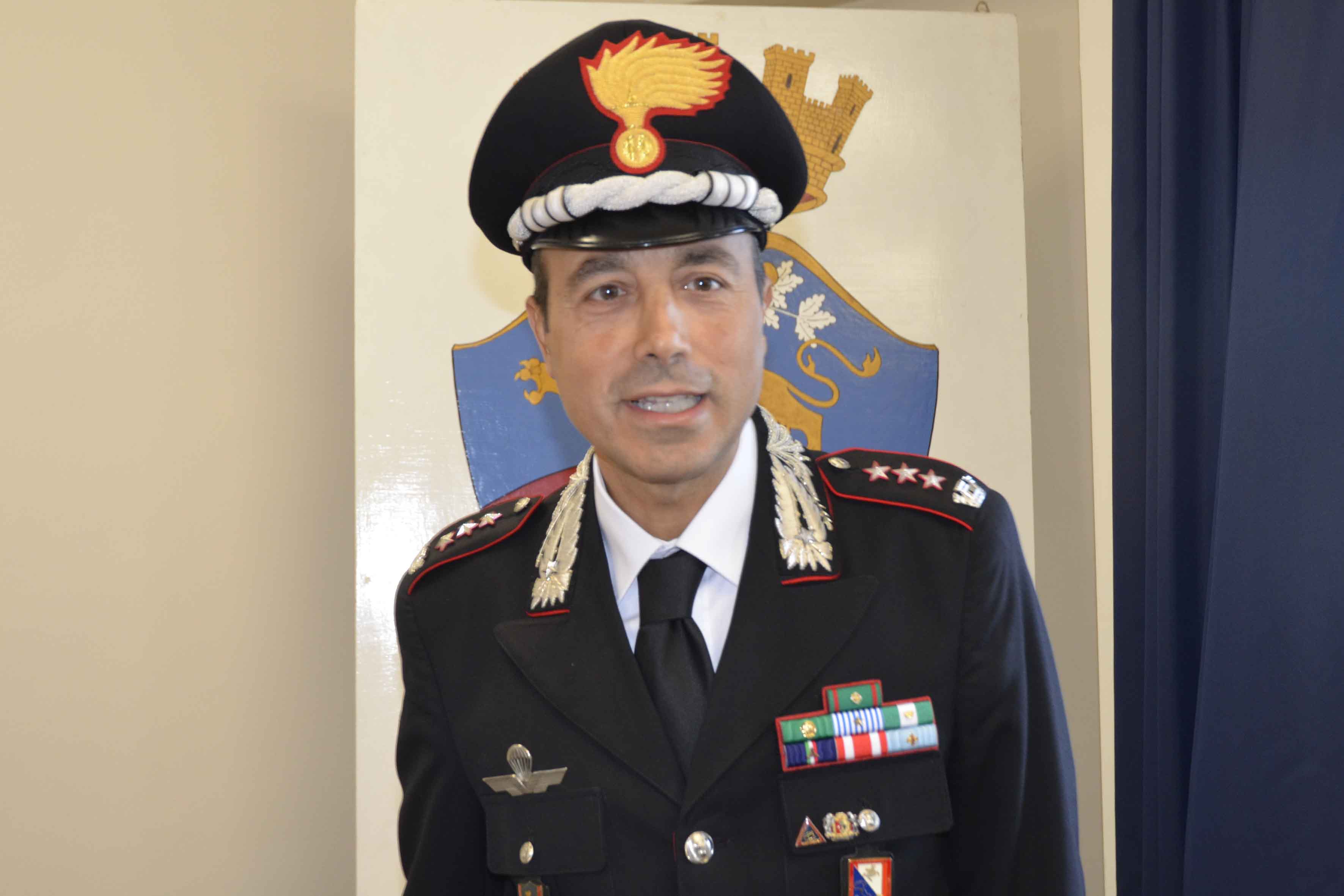 Il Colonnello Vincenzo Franzese è il nuovo Comandante Provinciale dei Carabinieri