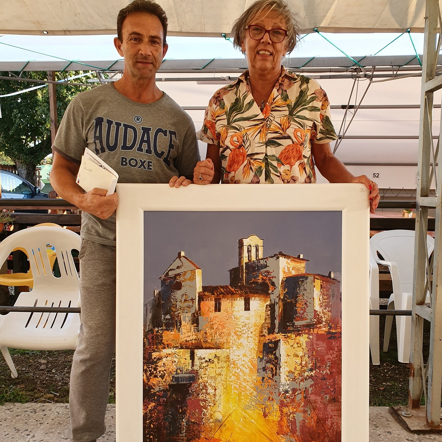 Mauro Del Vescovo vince il concorso di pittura di Monte Sopra Rondine