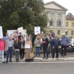 vittime salvabanche-protesta panoramica