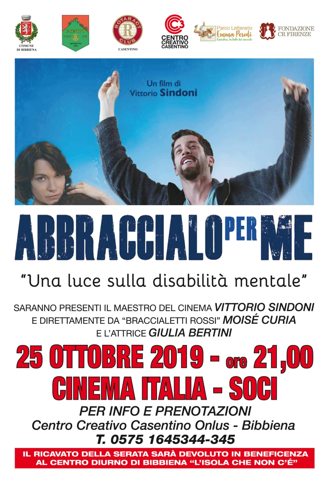 Al cinema Italia di Soci un evento sulla disabilità