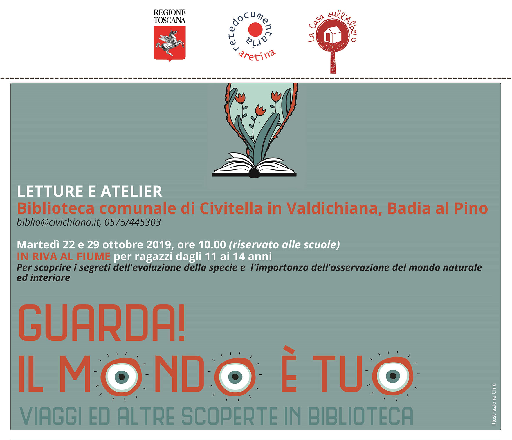 A Civitella in Val di Chiana letture e atelier in biblioteca