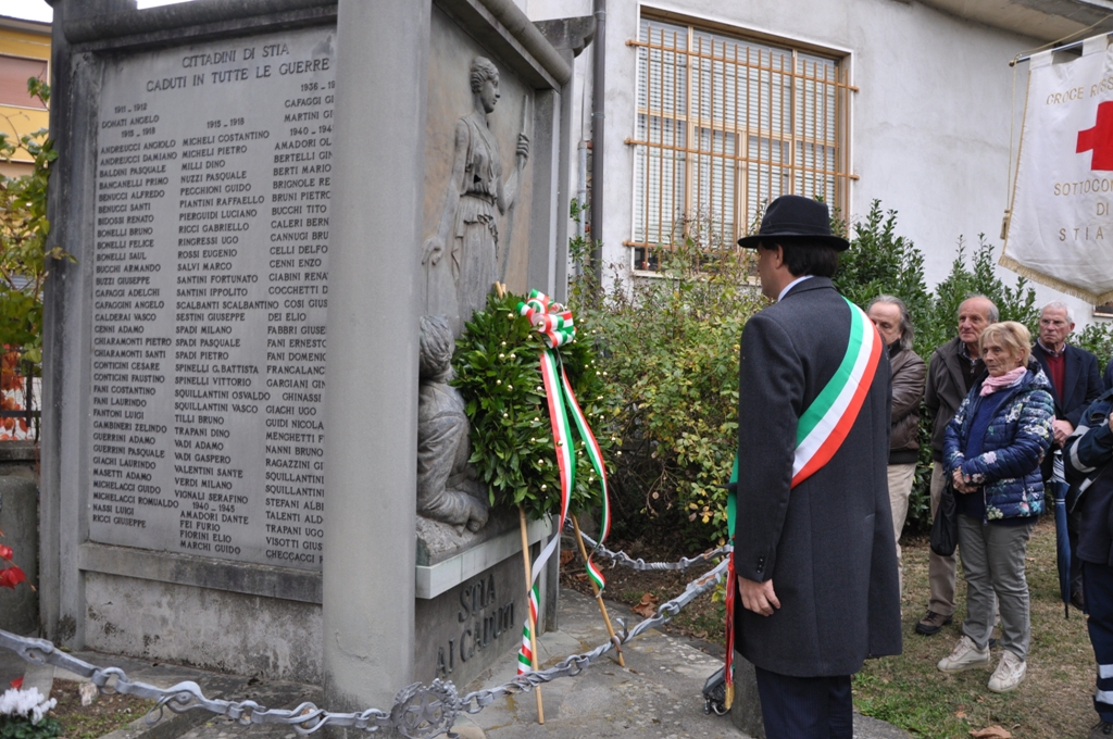 Giornata dell’unità nazionale e festa delle forze armate a Pratovecchio Stia