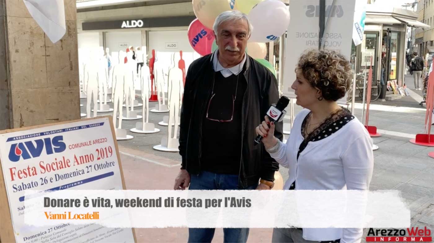 Donare è vita, weekend di festa per l’Avis