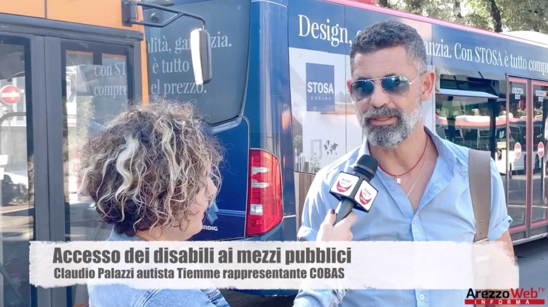 Accesso dei disabili ai mezzi pubblici ce ne parla Claudio Palazzi autista Tiemme e rappresentate Cobas