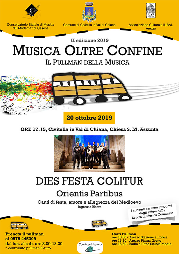 L’Ensemble “Orientis Partibus” di Assisi in concerto a Civitella il 20 ottobre