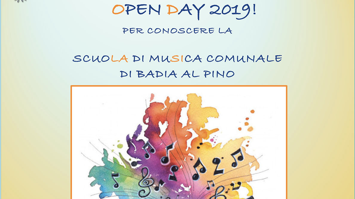 Riprende l’attività della Scuola di Musica comunale di Badia al Pino: Open Day il 5 ottobre