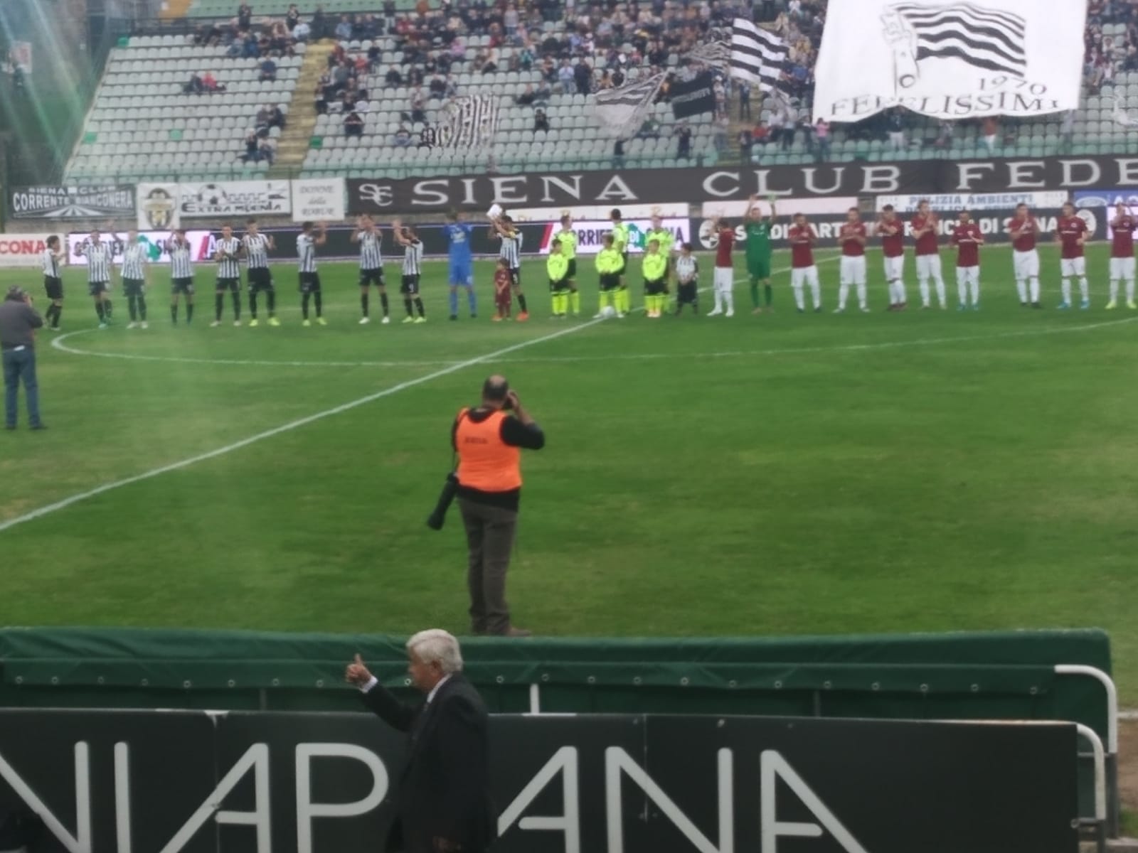 Beffa Arezzo, raggiunto dal Siena all’ultimo respiro (1-1)