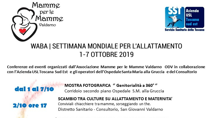 Il Valdarno per le mamme che allattano, tutte le iniziative