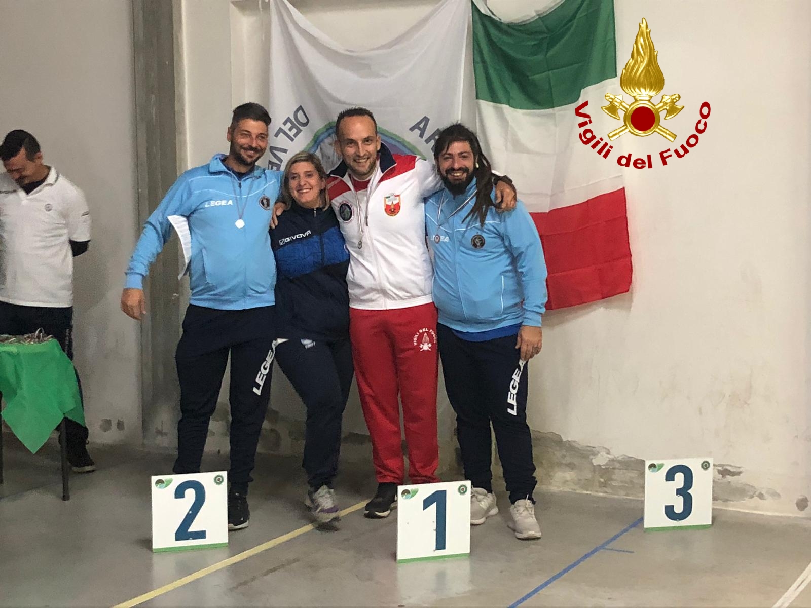 Il Gruppo sportivo dei vigili del fuoco di Arezzo sale ai vertici delle classifiche nazionale di tiro con l’arco