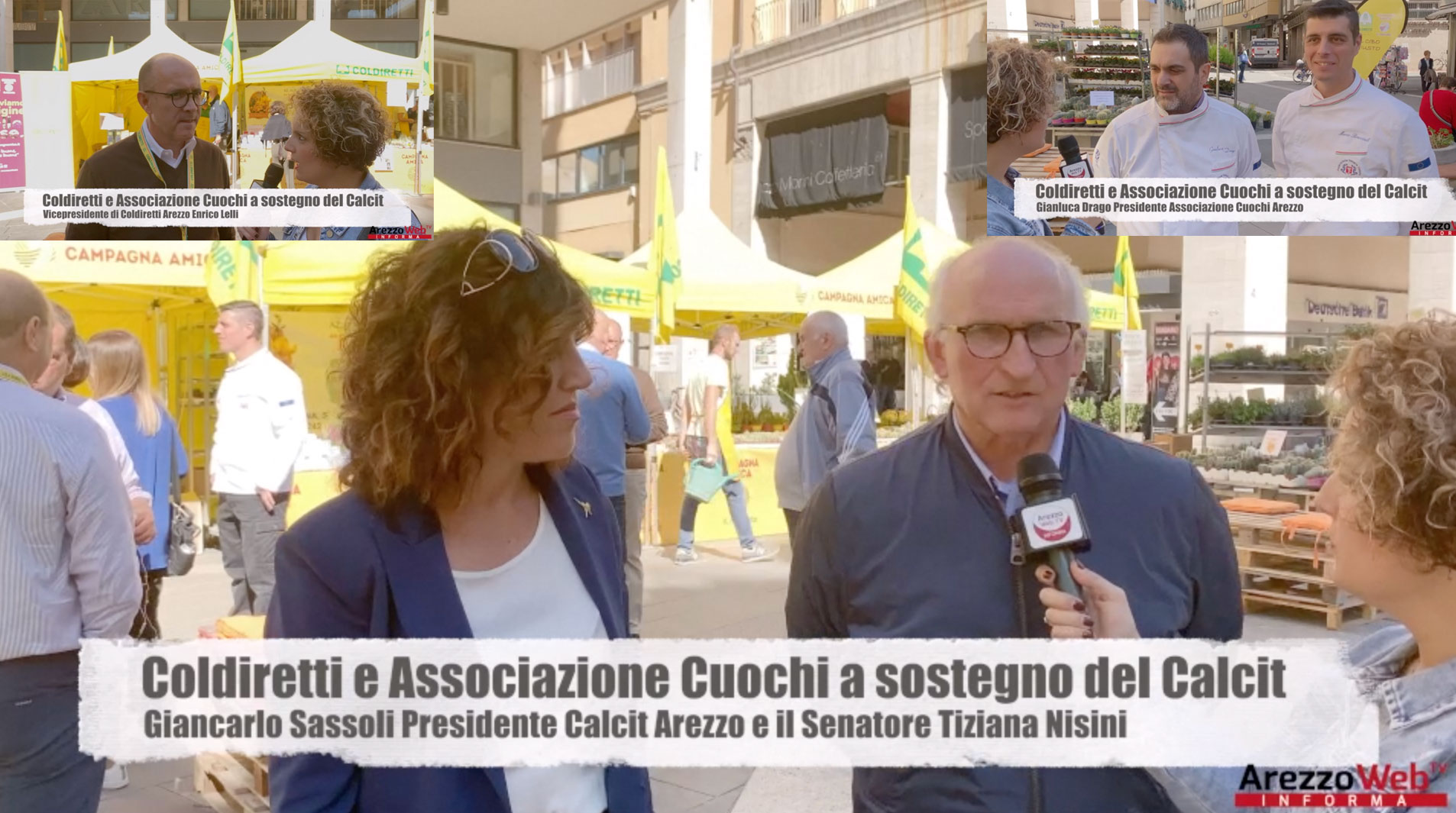 Coldiretti e Associazione Cuochi a sostegno del Calcit  – Interviste