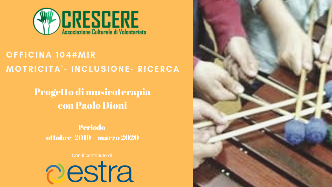 Musicoterapia per ragazzi con disabilità intellettive. Al via incontri a Subbiano