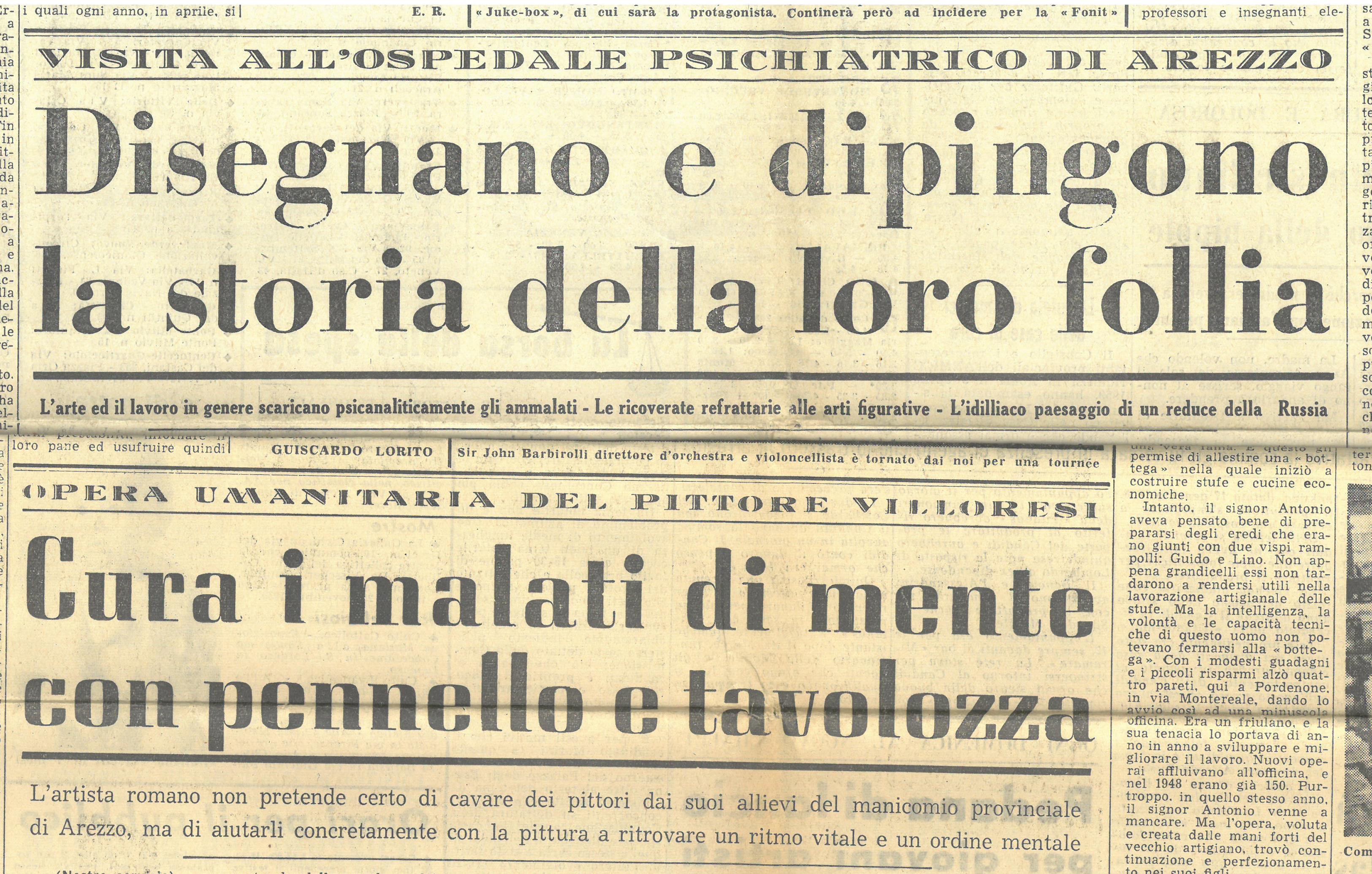 Arte e follia, un evento ad Arezzo domani, mercoledì 16 ottobre, nella sala dei Grandi del campus universitario
