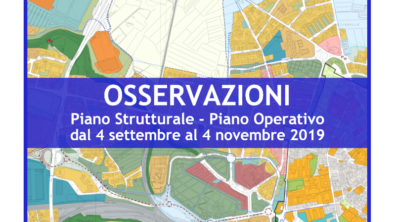 Piano Strutturale, c’è tempo fino al 4 novembre per la presentazione delle osservazioni. L’assessore Sacchetti: “L’auspicio è di ottenere la più ampia partecipazione possibile”