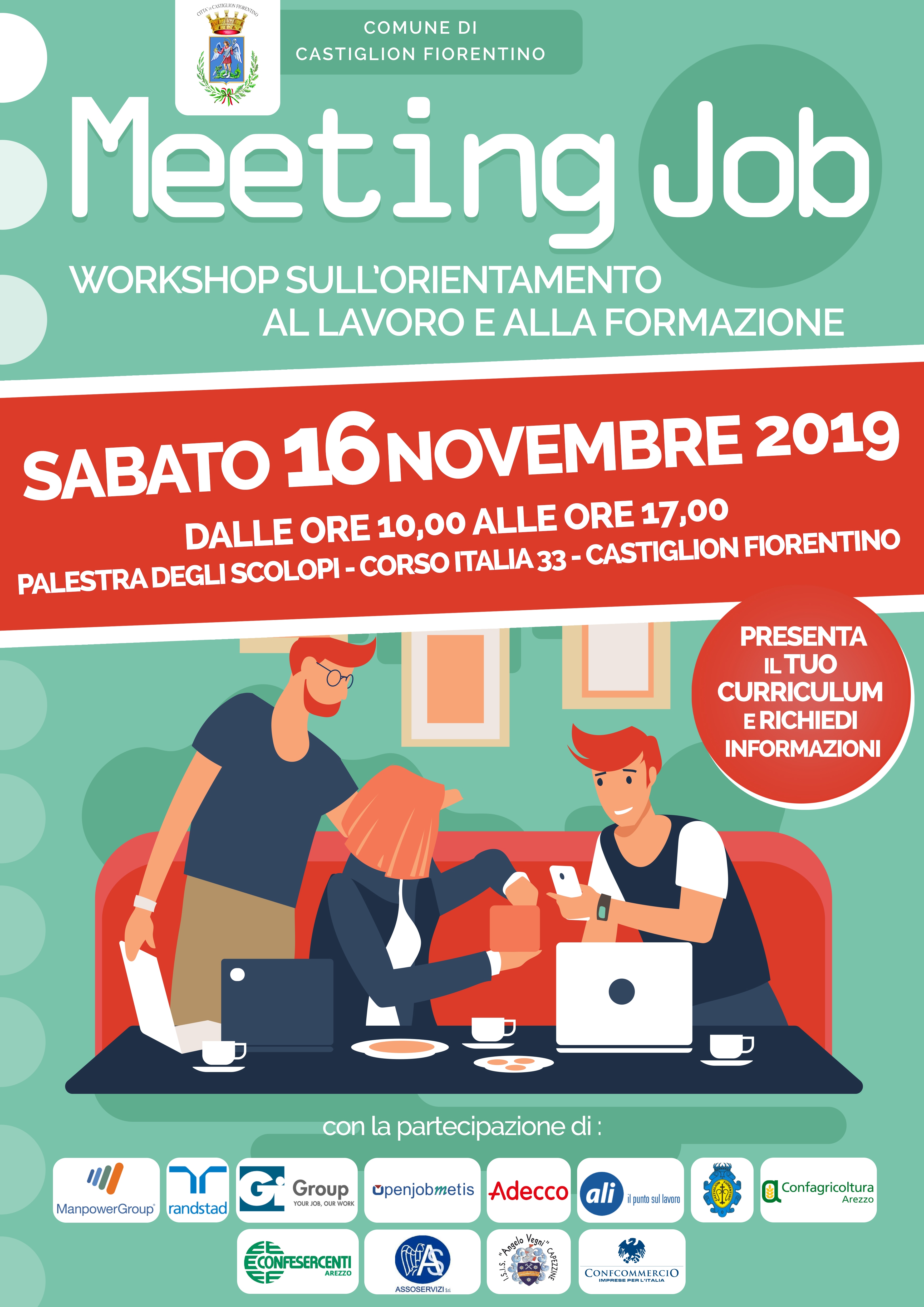 Terza edizione di Meeting Job: giornata sull’orientamento al lavoro