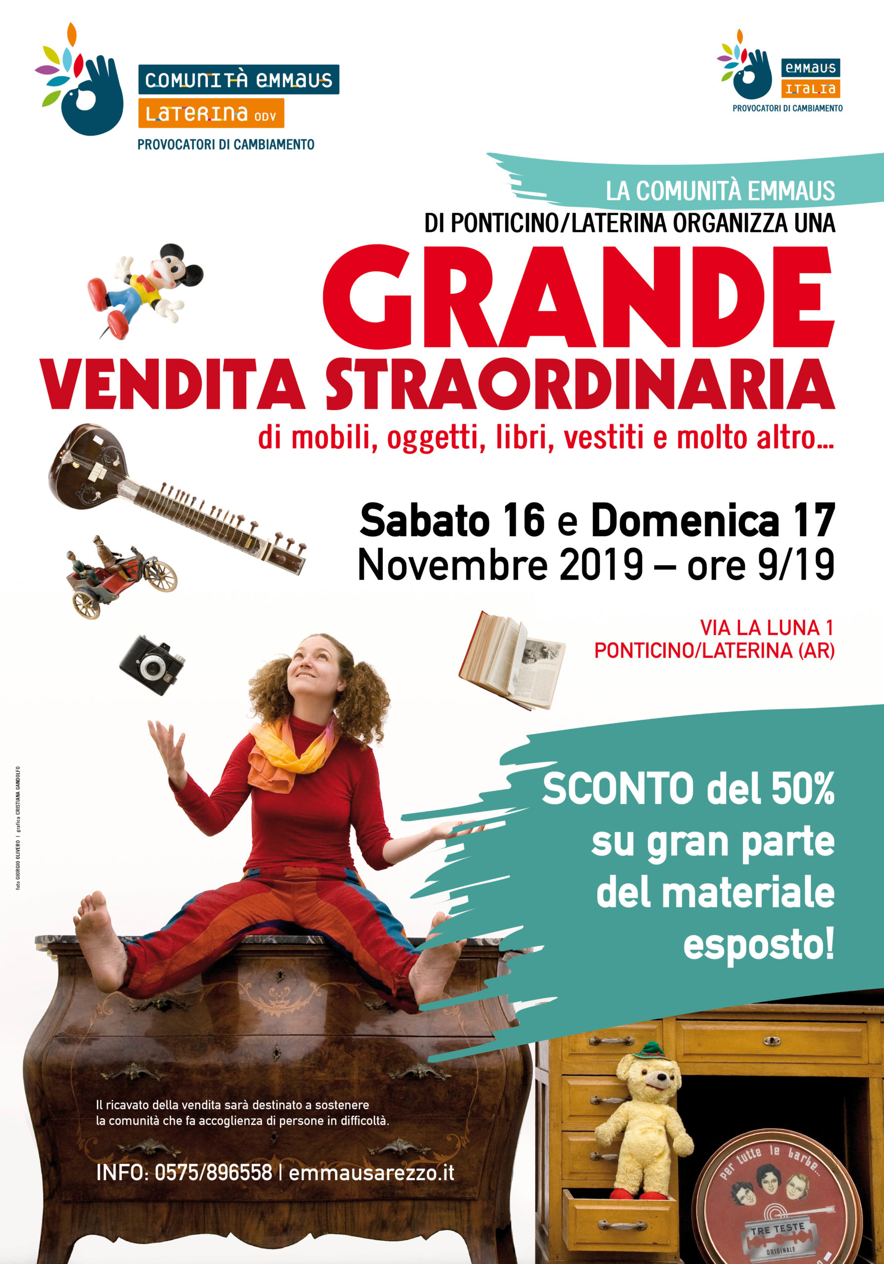 Vendita Straordinaria Comunità Emmaus Laterina