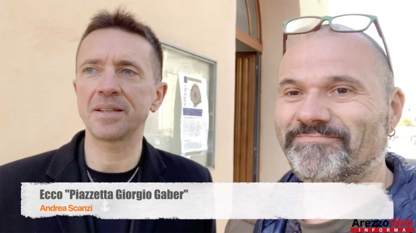 Piazzetta Giorgio Gaber, le parole di Andrea Scanzi