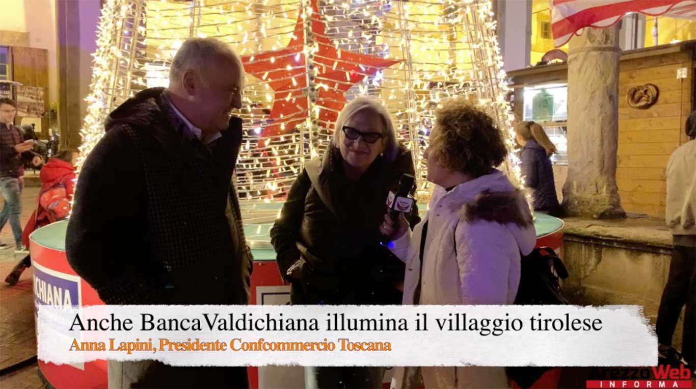 Anche Banca Valdichiana illumina il villaggio tirolese