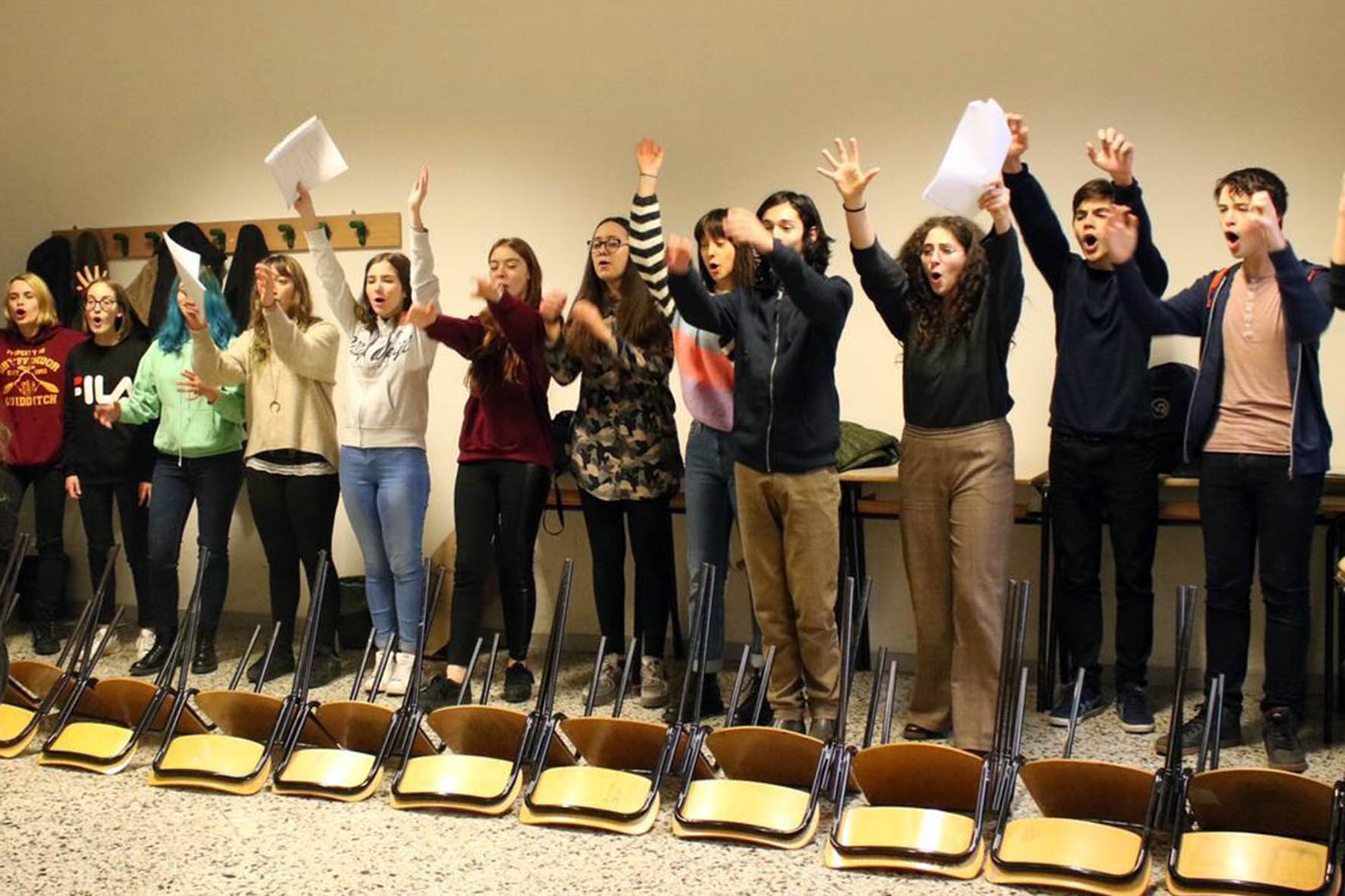 Un laboratorio teatrale da record al Liceo Classico e Musicale
