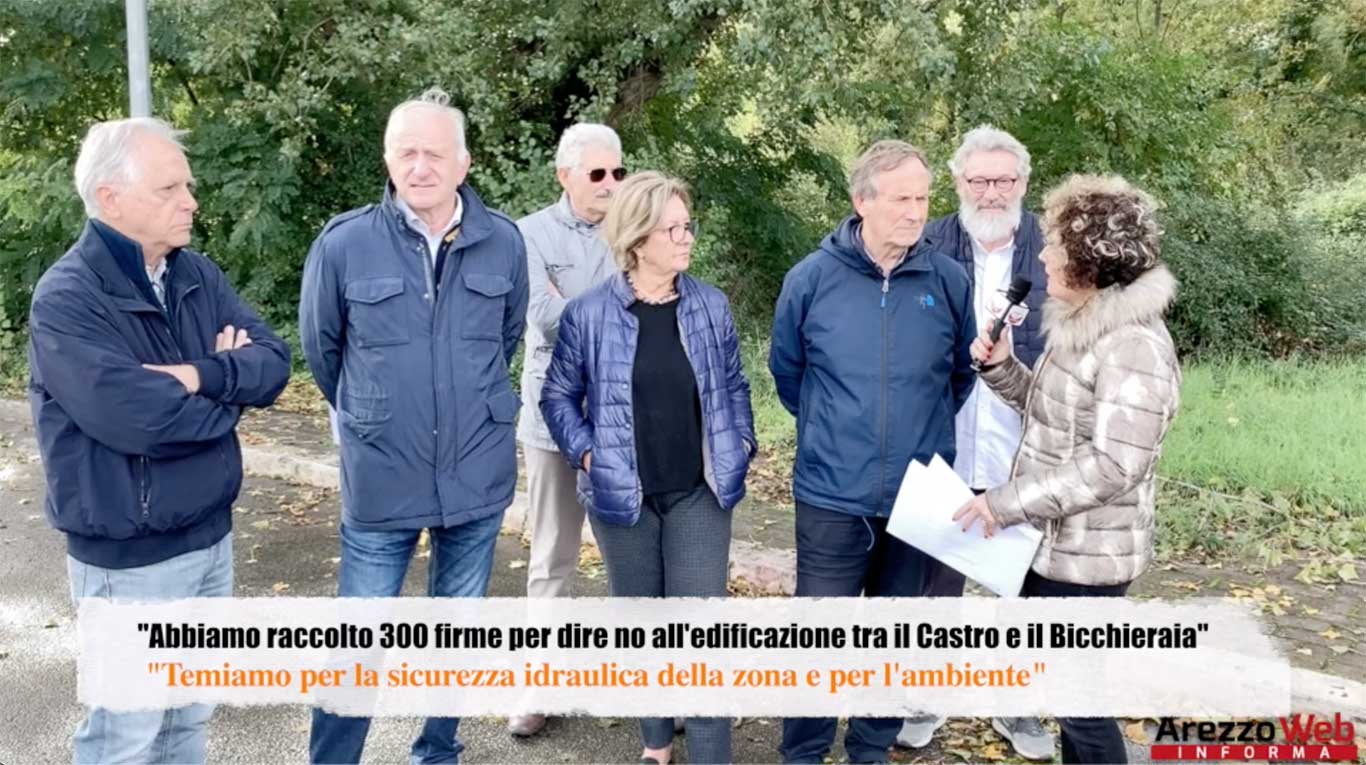 “Abbiamo raccolto 300 firme per dire no all’edificazione tra il Castro e il Bicchieraia. Temiamo per la sicurezza idraulica della zona e per l’ambiente”