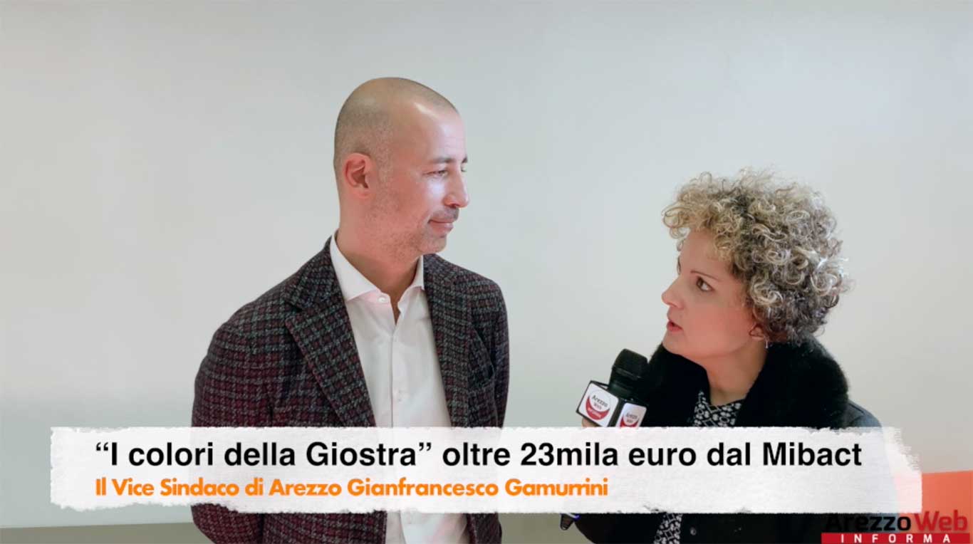 “I colori della Giostra” oltre 23mila euro dal Mibact, Il Vice Sindaco di Arezzo Gianfrancesco Gamurrini
