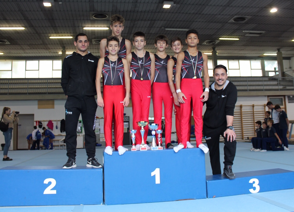 Montevarchi: ginnastica artistica campionati allievi Gold