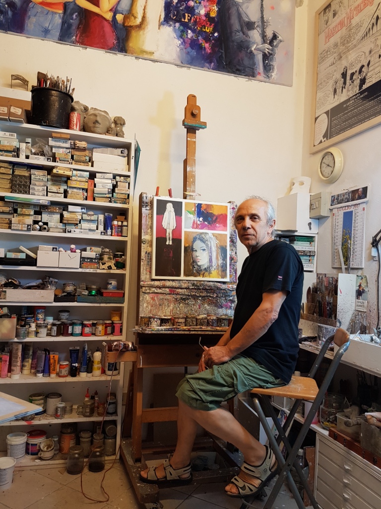 “A chi sa attendere” di Giuliano Trombini. Il pittore pop ferrarese espone nel Museo della Fraternita dei Laici