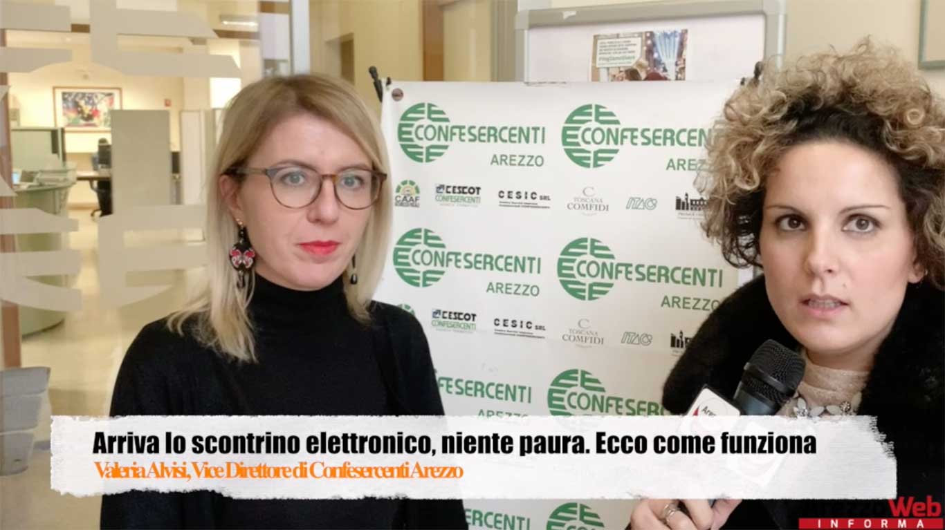 Arriva lo scontrino elettronico, niente paura. Ecco come funziona. Ce ne parla Valeria Alvisi Vice Direttore di Confesercenti Arezzo