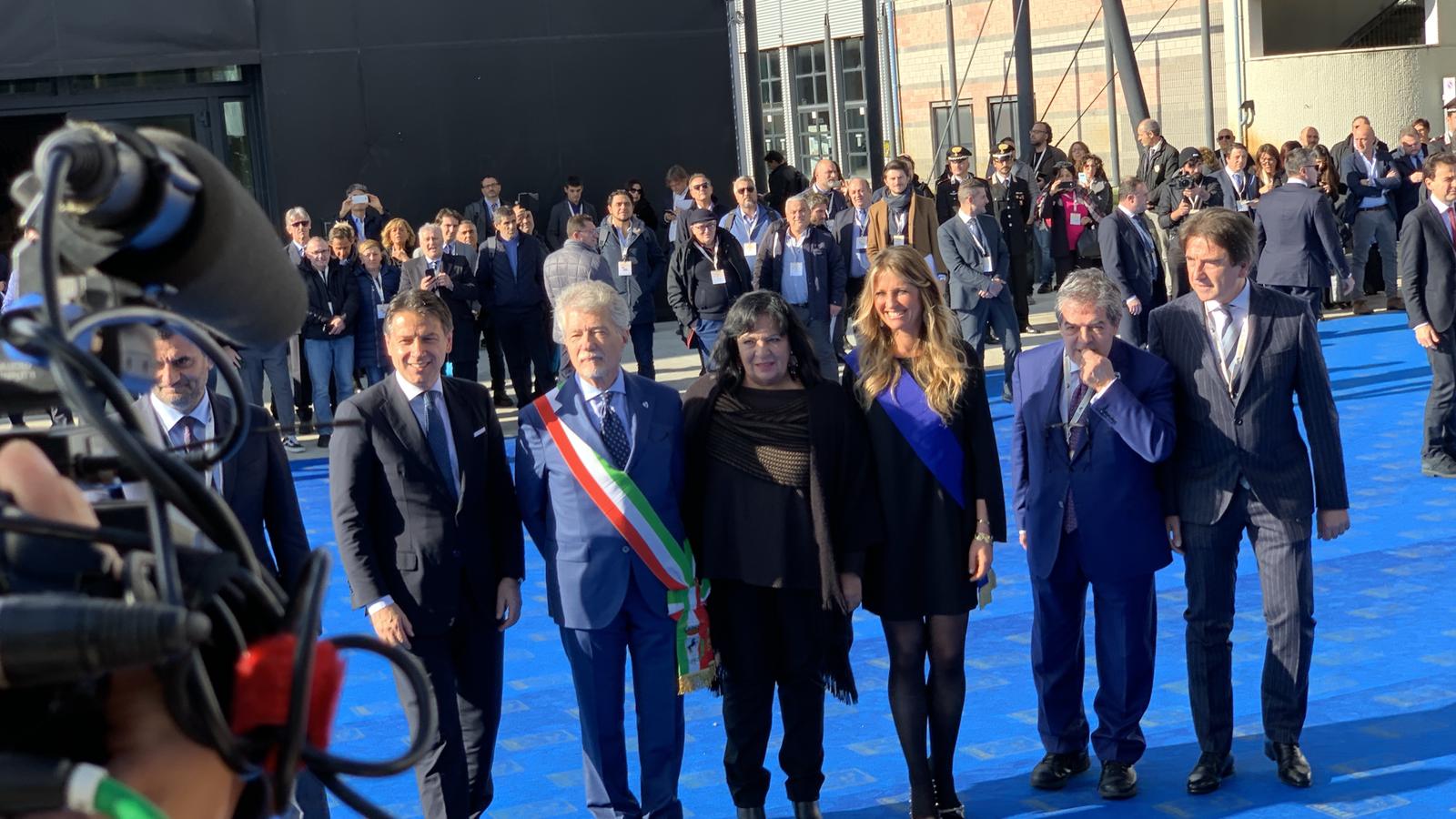 Assemblea Anci, il premier Giuseppe Conte arrivato al Palaffari