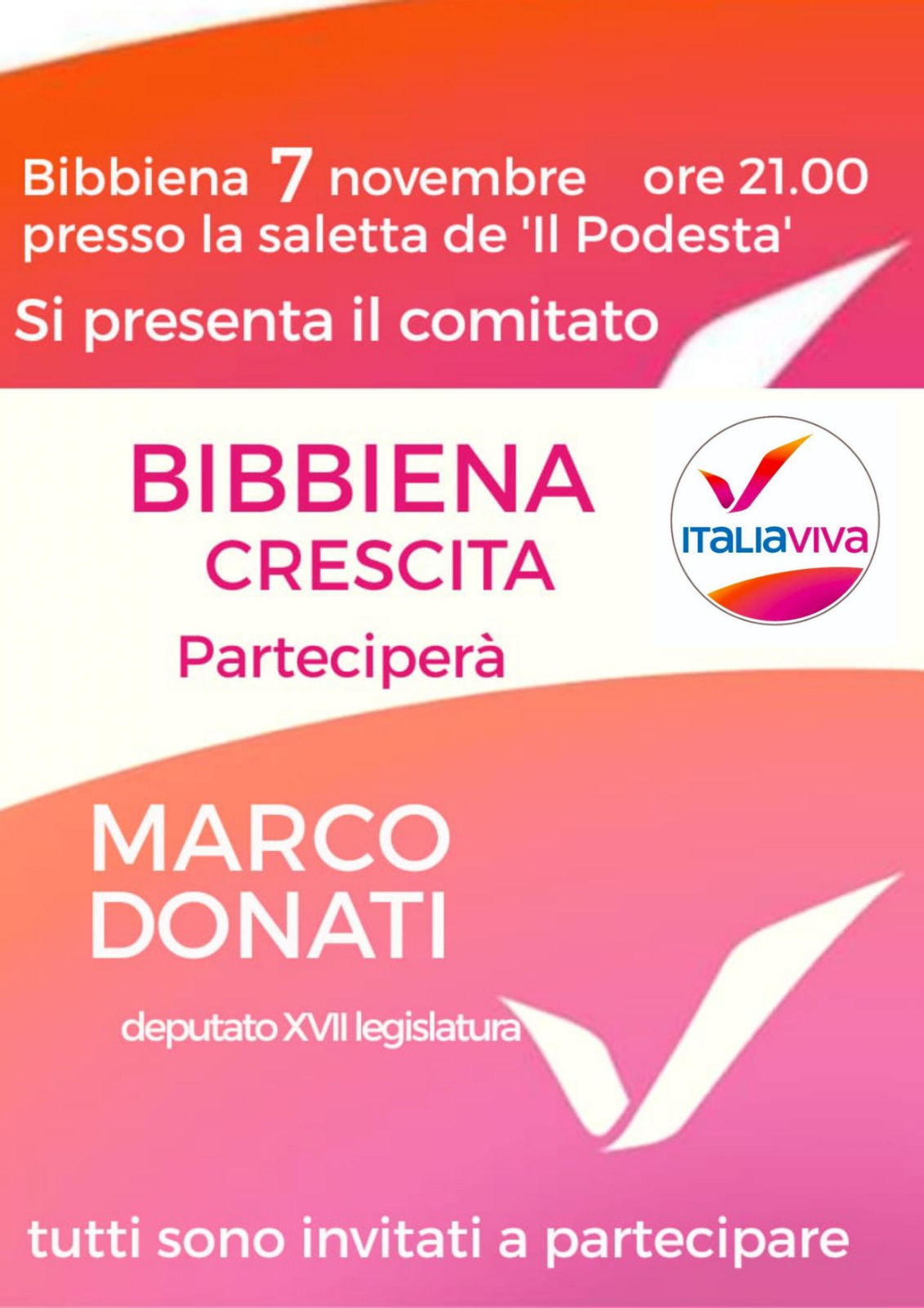 Il Comitato Crescita Bibbiena si presenta