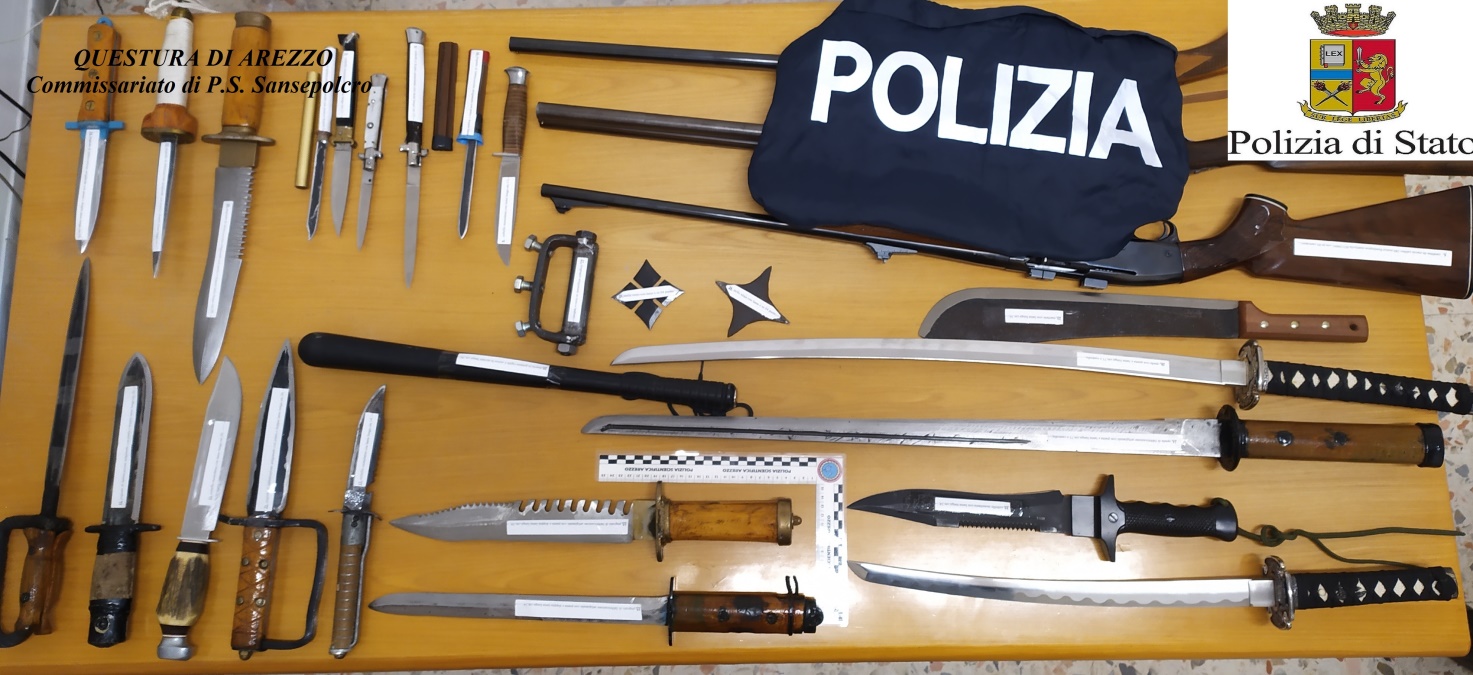 Mancano all’appello armi di un lascito testamentario, trovate in casa di un 77enne