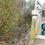 sottopasso via arno sporcizia – scritte