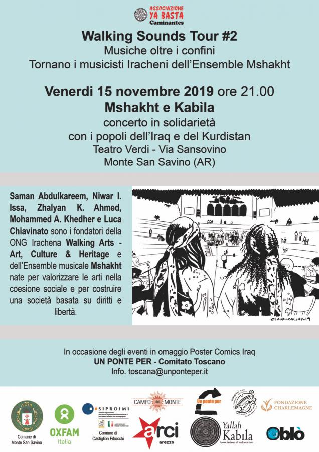 Monte San Savino: Note contro la guerra e per costruire ponti di pace