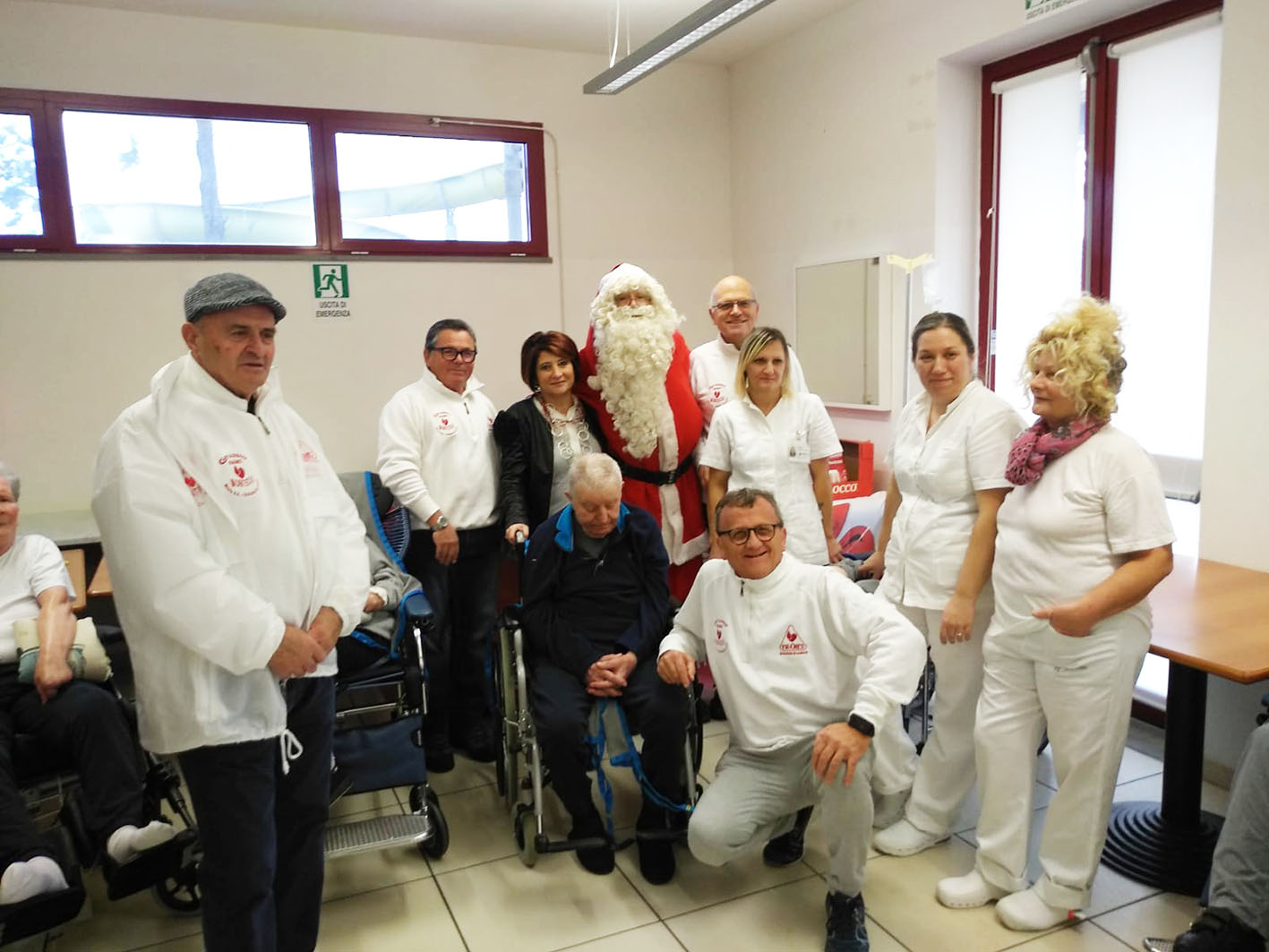 Babbo Natale al Centro Diurno e alla Rsa di Pieve al Toppo