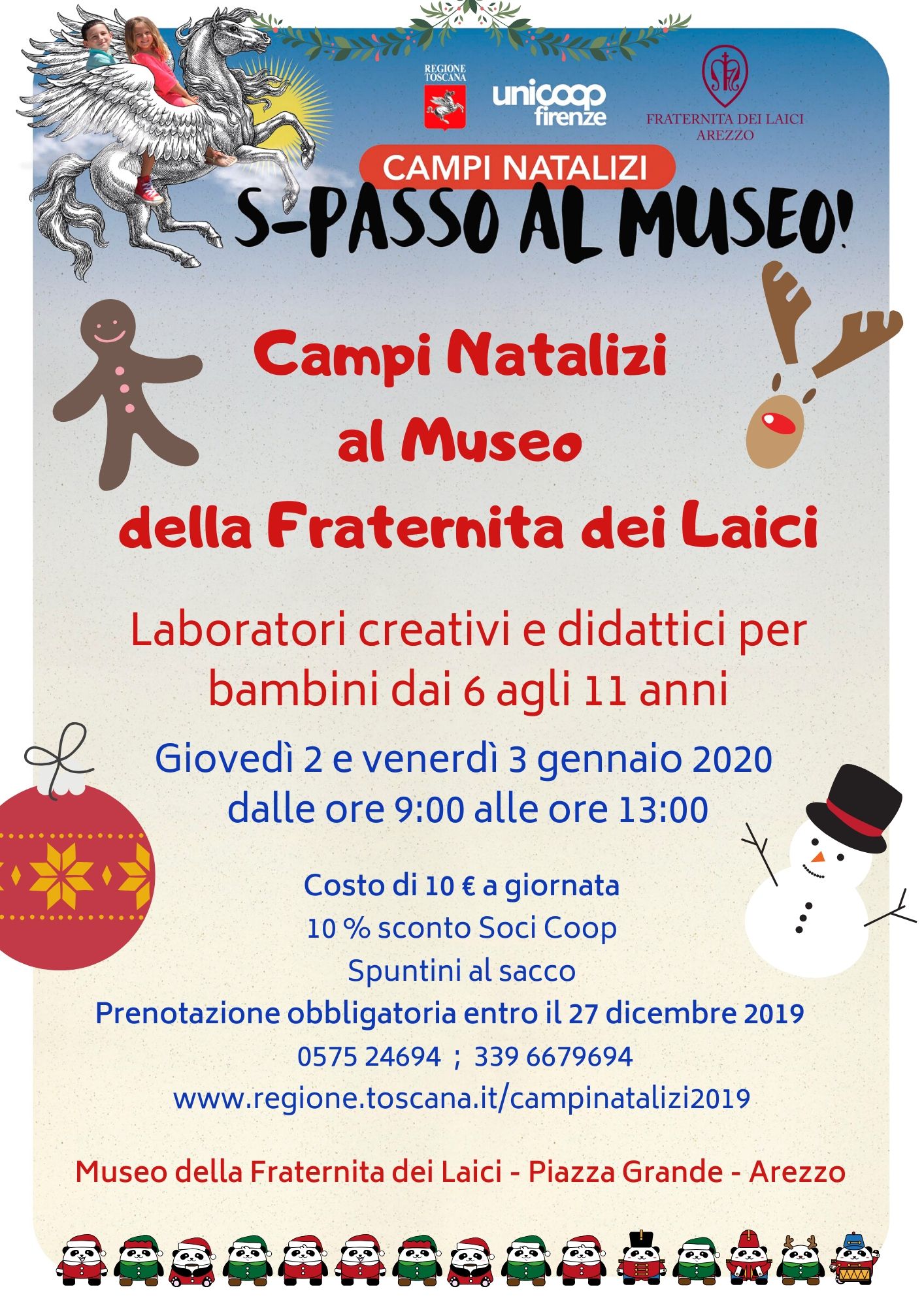 Al Museo della Fraternita dei Laici i campi natalizi ideati per bambini