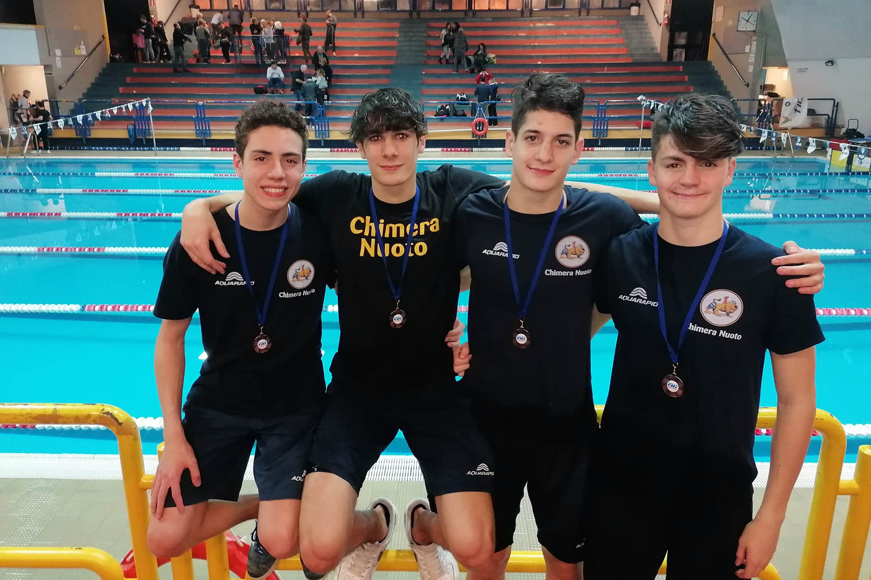 Sedici medaglie per la Chimera Nuoto in Coppa Toscana Sprint