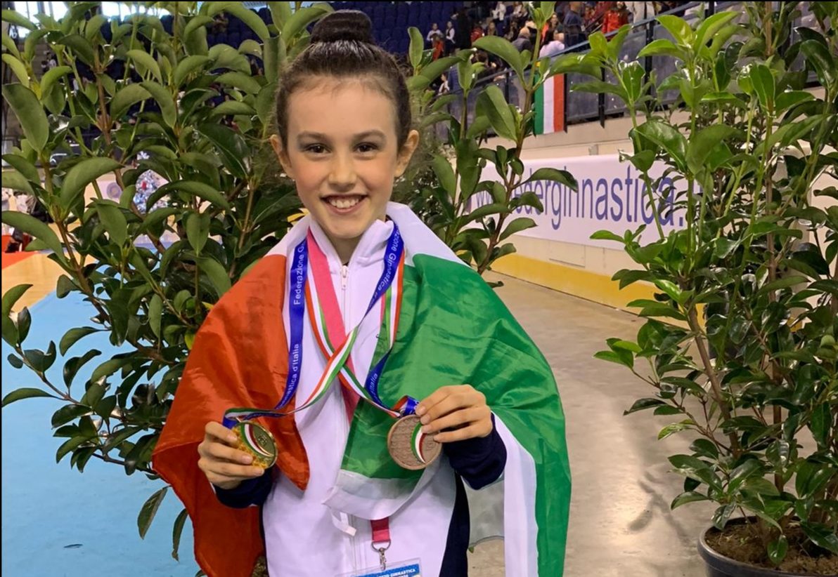 Ginevra Bindi è campionessa italiana al corpo libero