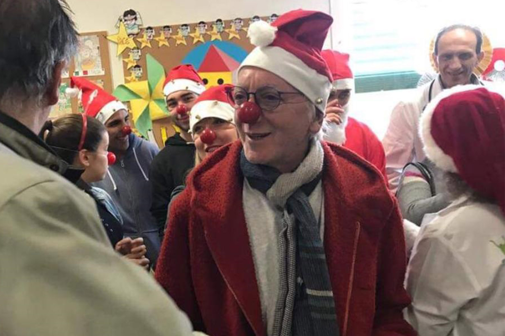 Babbi Natale in sella per portare doni alla pediatria del San Donato
