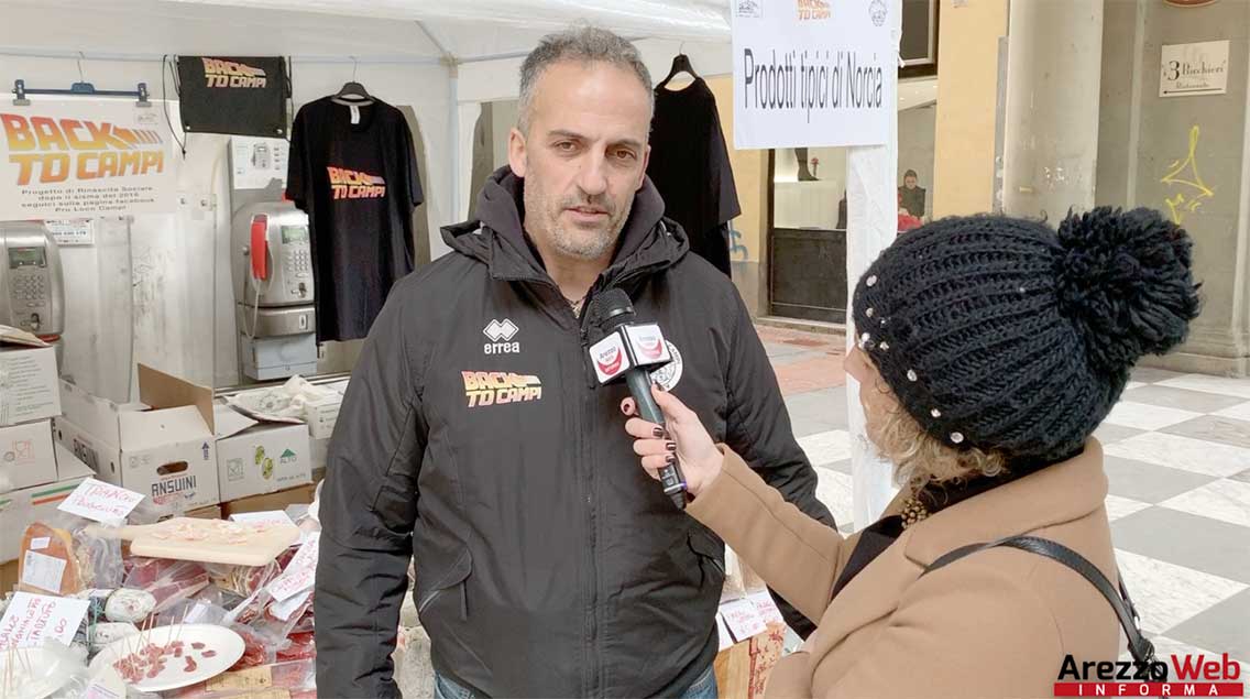 Da Campi di Norcia ai Portici di via Roma: “la ricostruzione è ancora una Chimera. Abbiamo nel cuore Arezzo e i nostri angeli aretini”