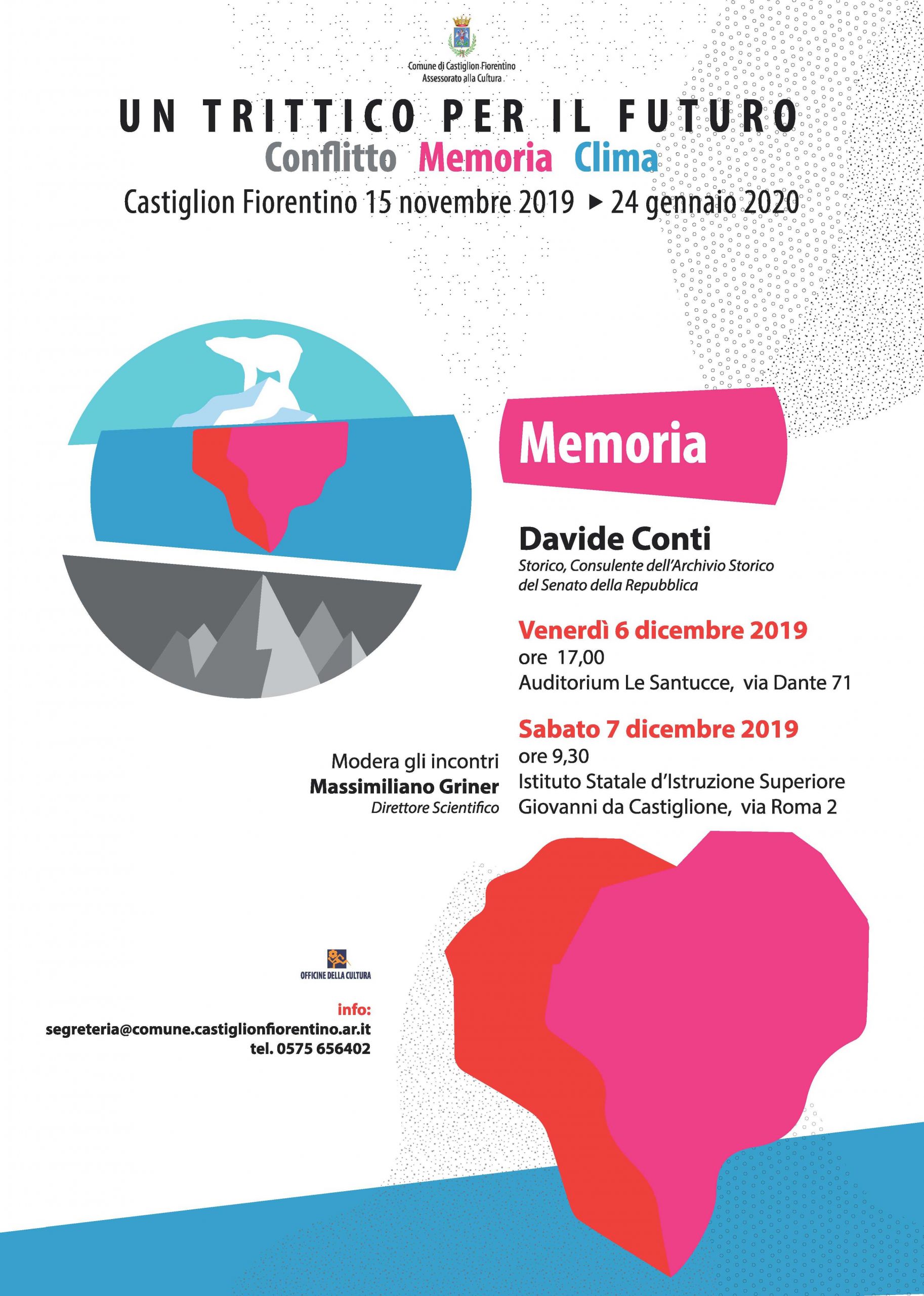 “Un Trittico per il Futuro”, si parla di Memoria