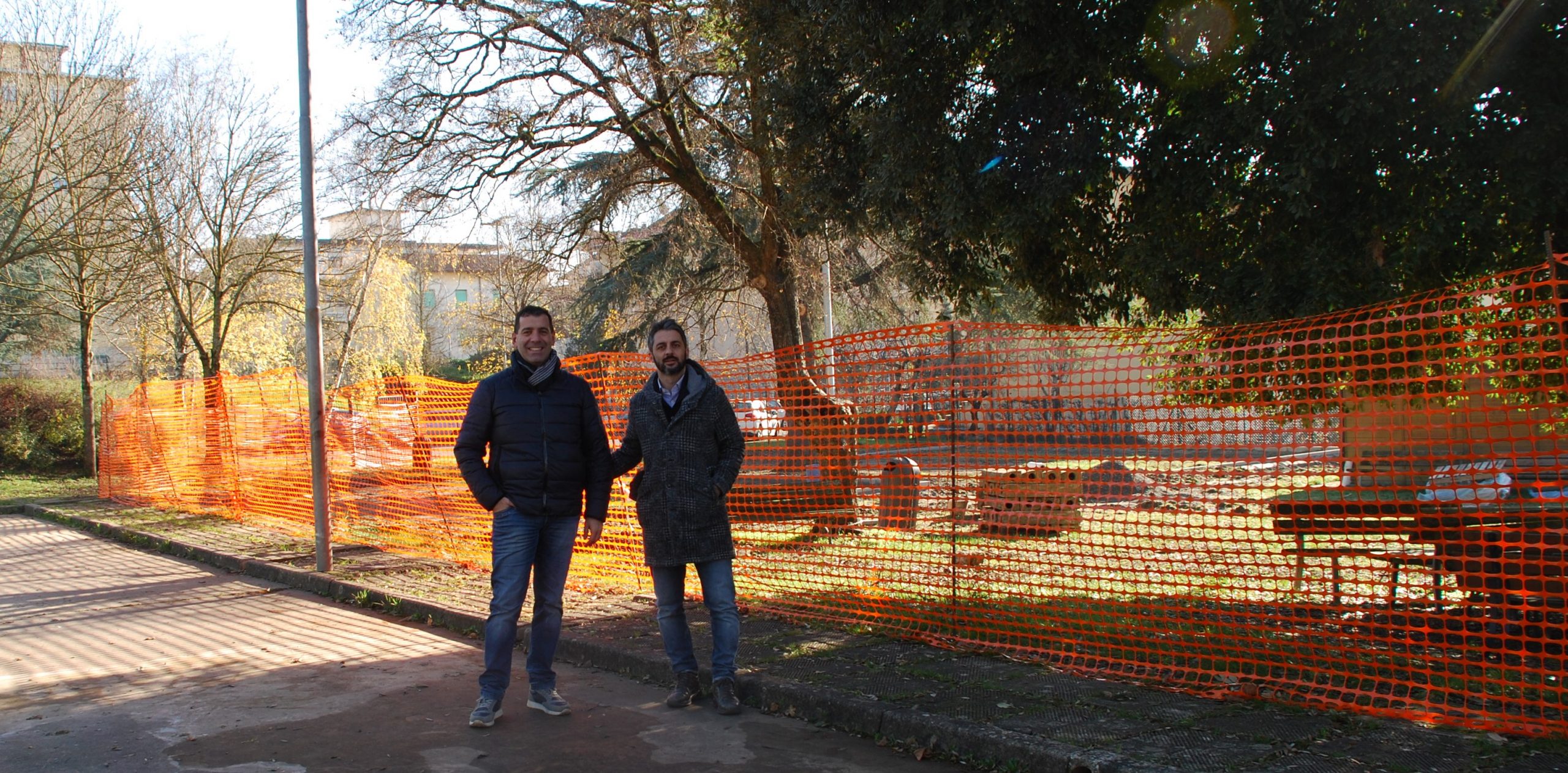 Partono i lavori al parco giochi di via del cedro a Soci