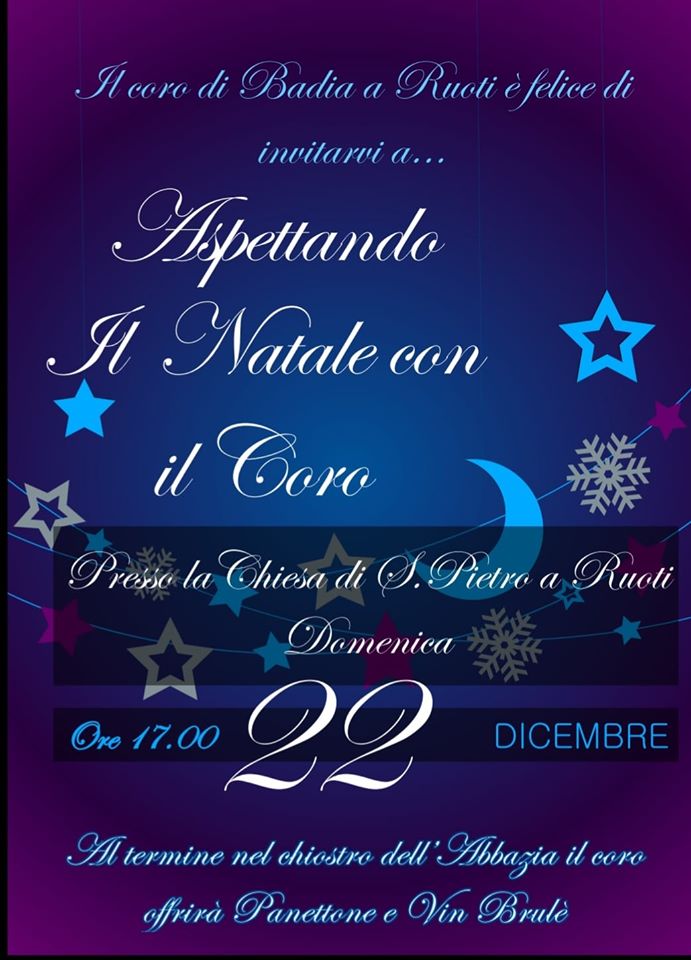 Coro di Natale a Badia a Ruoti